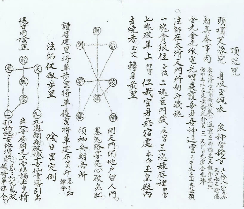 《灵宝大成罡图》价值一万的道家法术符咒科仪古籍资料 灵宝大成罡图(图2)