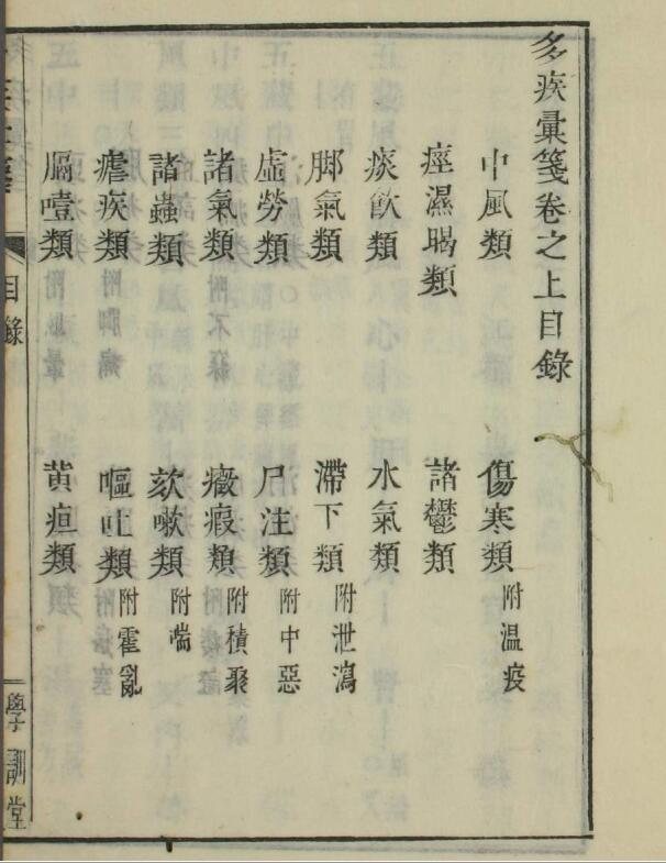 多疾汇笺（上中下卷）(图1)