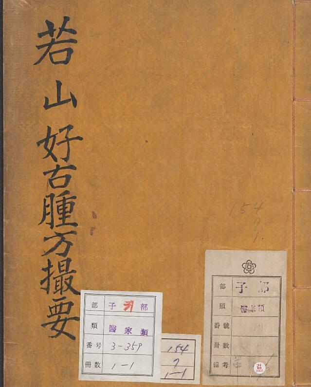 若山好古腫方撮要(图1)