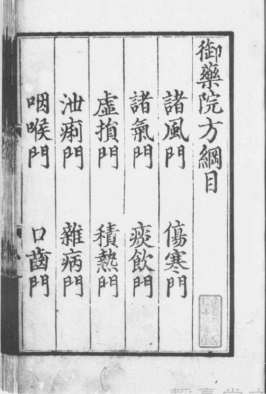 元版新刊惠民御药院方10冊·20卷(图1)