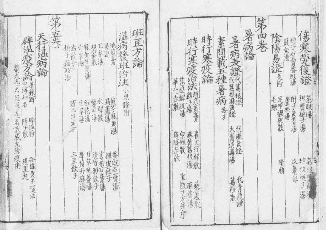 宋版-伤寒总病论’4冊·6卷，附音訓1卷(图2)