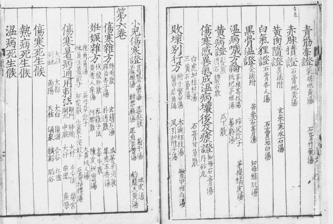 宋版-伤寒总病论’4冊·6卷，附音訓1卷(图3)