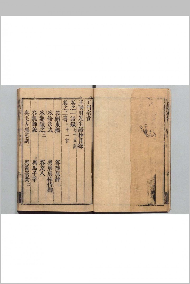 王门宗旨 周汝登 明刊本(图6)