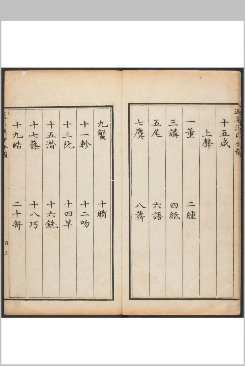 选集汉印分韵  二卷  续集二卷 袁日省撰, 谢景卿续集 漱艺堂, 嘉庆2-8年(图4)