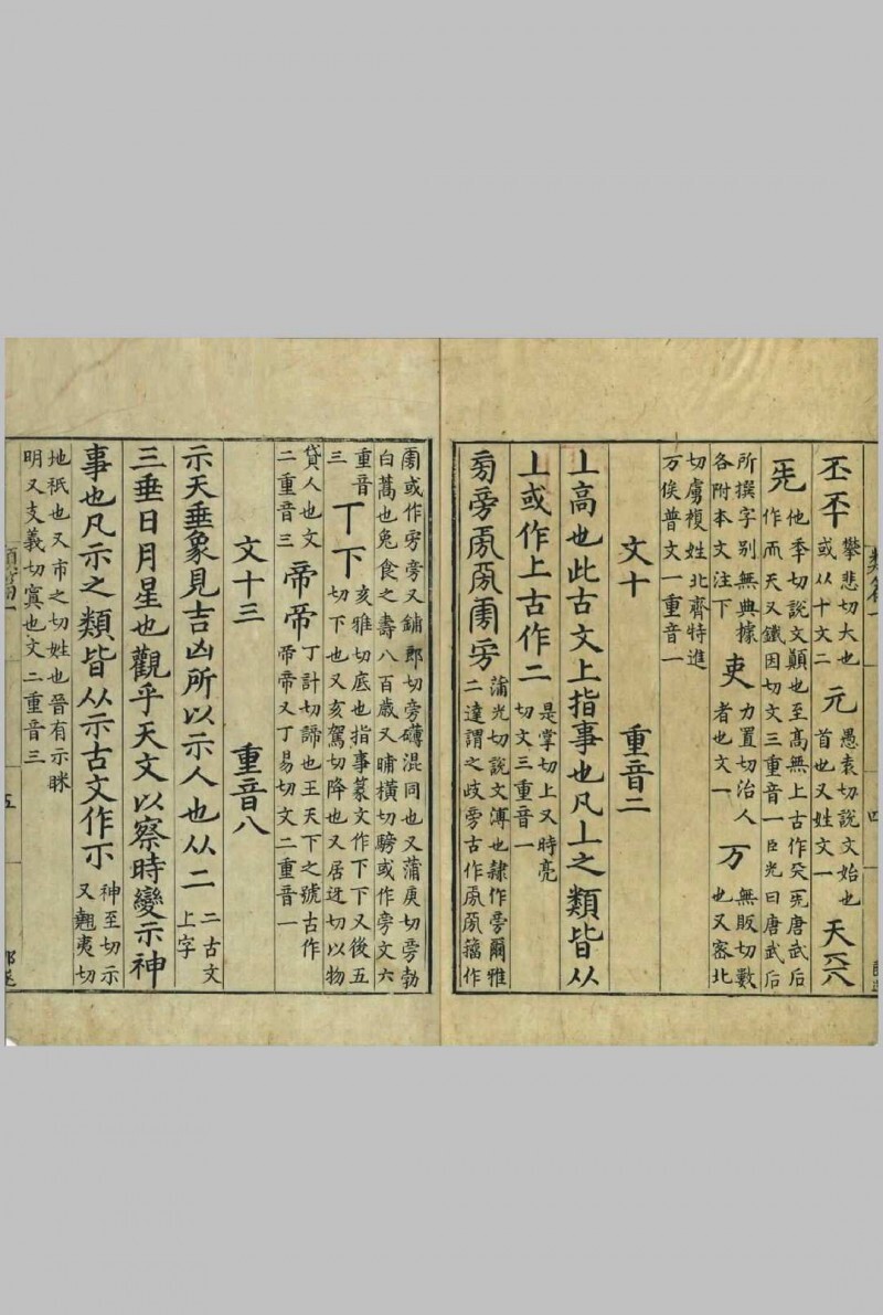 类篇.四十五卷.宋.司马光.等撰.景钞宋刊大字本.台北故宫博物院藏(图3)