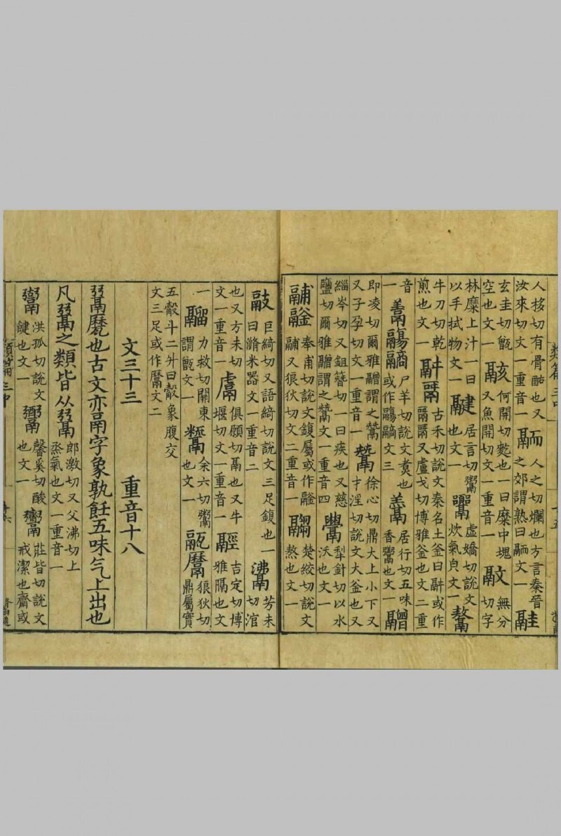 类篇.四十五卷.宋.司马光.等撰.景钞宋刊大字本.台北故宫博物院藏(图4)