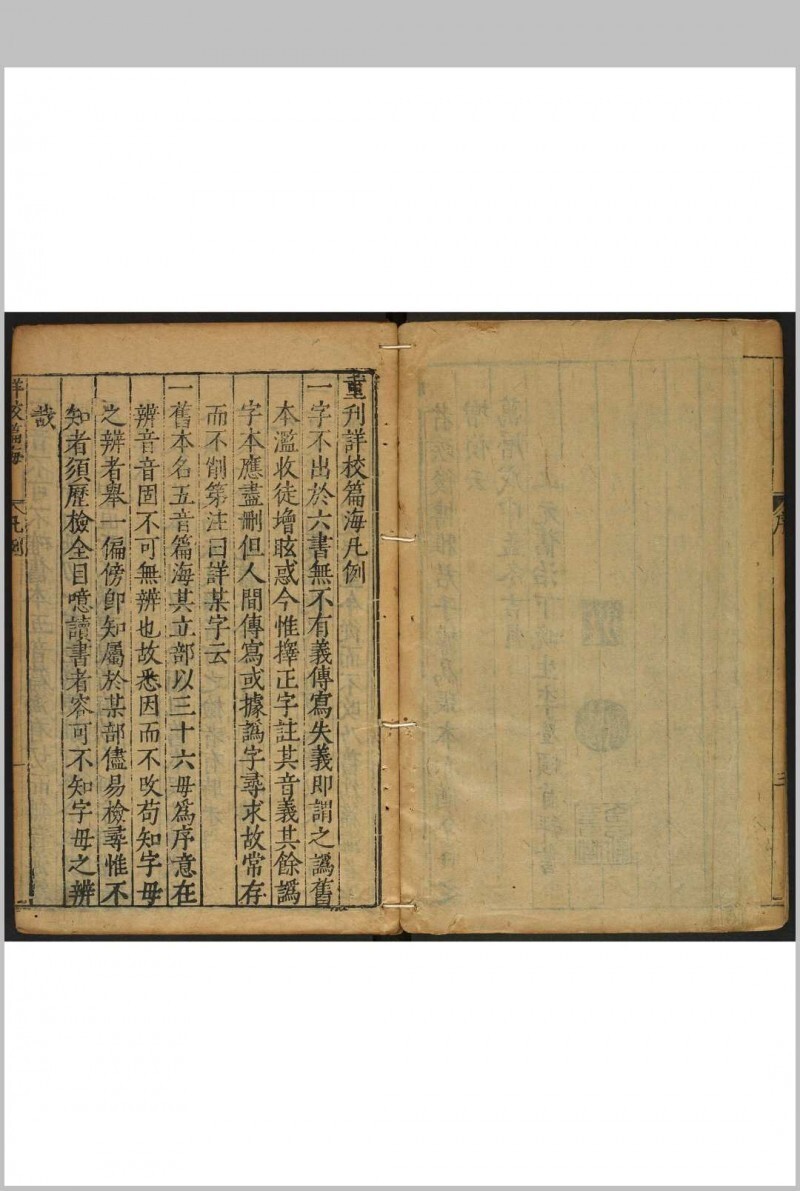 重刊详校篇海 5卷 李登撰 明万历36年(图6)