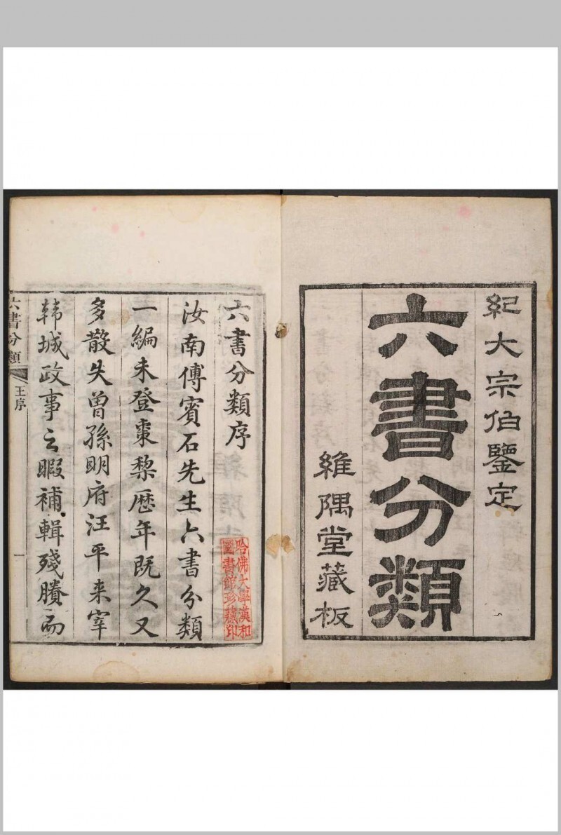 六书分类 十二卷, 卷首一卷 傅世垚辑.听松阁, 清乾隆44年(图1)