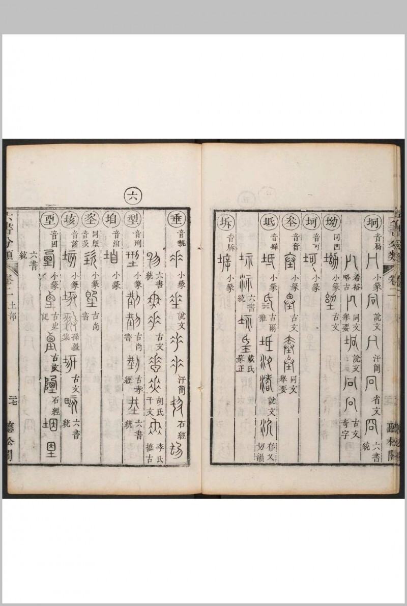 六书分类 十二卷, 卷首一卷 傅世垚辑.听松阁, 清乾隆44年(图11)