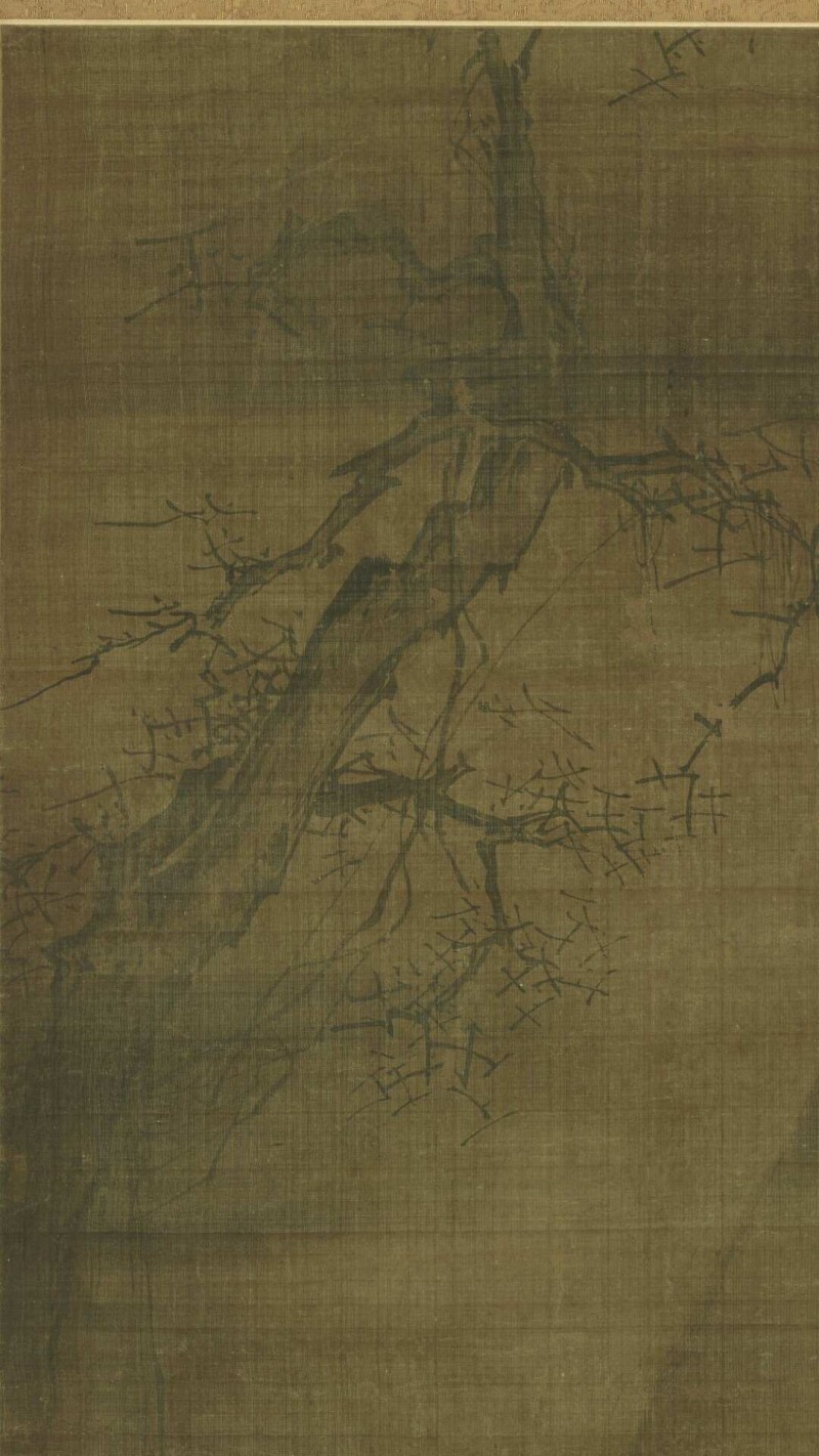 宋 梁楷 出山释迦图轴绢本(图4)