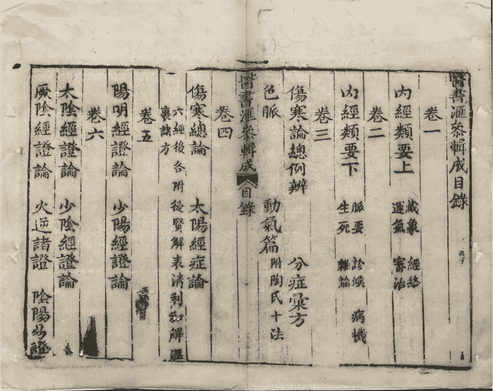中医古籍《医书汇参辑成》清道光十九年崇让堂刻本(图13) 中医古籍《医书汇参辑成》清道光十九年崇让堂刻本(图13)