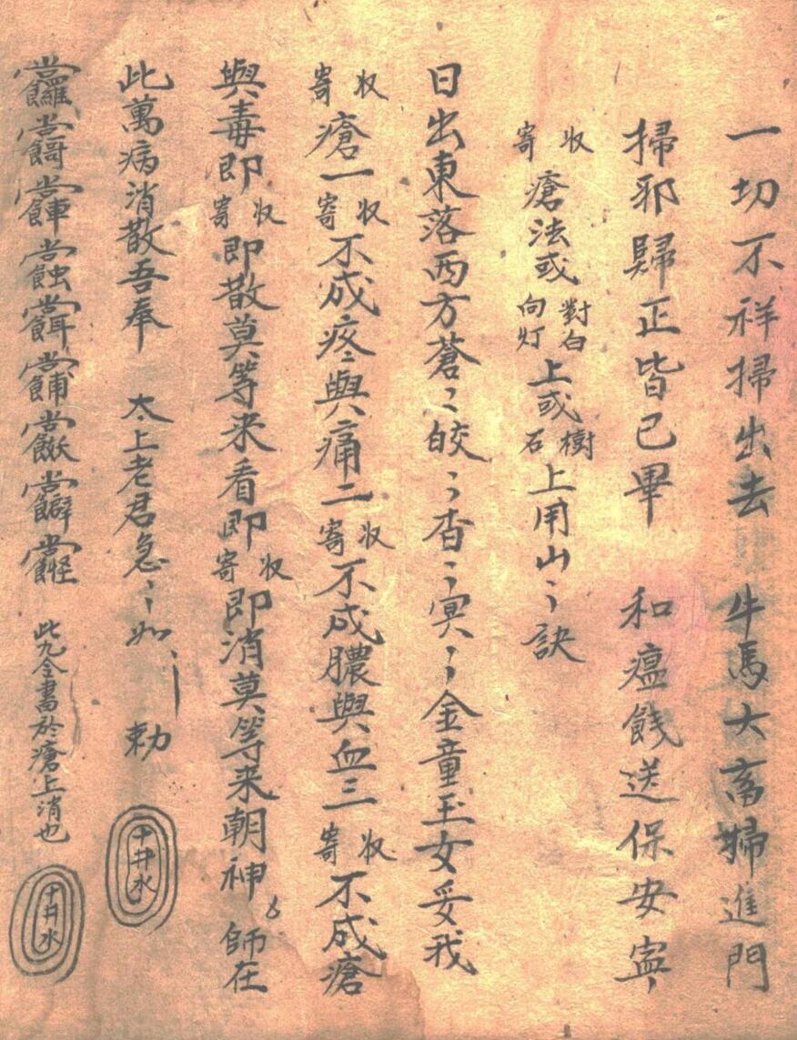道教符咒法本《先天打扫财门秘法》(图7)