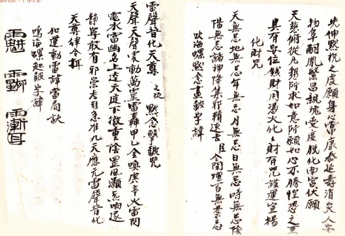 道家符咒古籍《玄门正一秘传》(图4)
