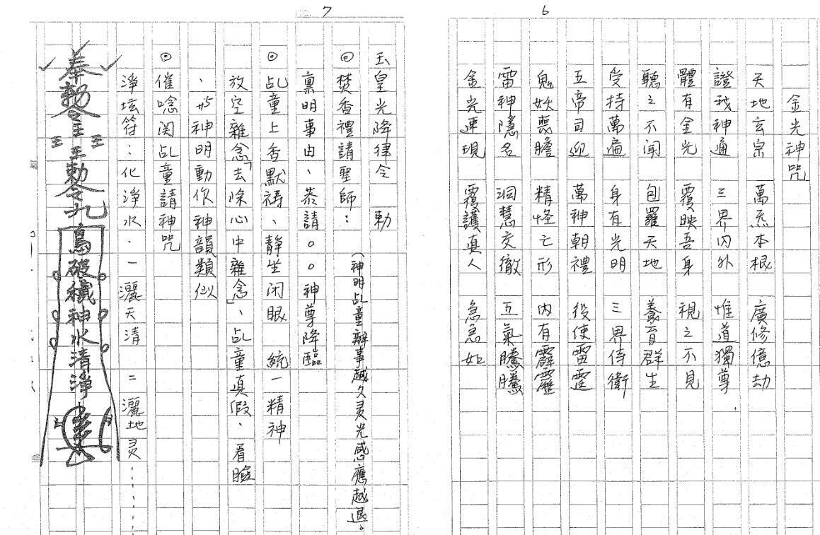 闾山法派关乩童要诀科讲义(图5)