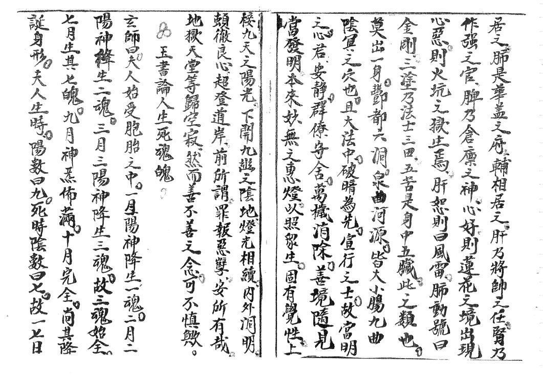 民国时期道教抄本《正一资幽宝鉴》(图3)