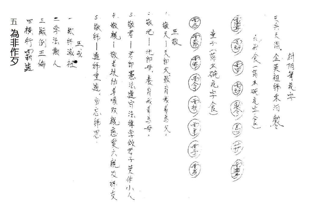 金英五郎符书(图3)