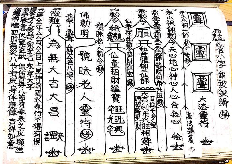 茅山玄英堂符咒法术高强法师手抄法本252页.pdf 超全资料合集 百度云网盘下载！(图4)