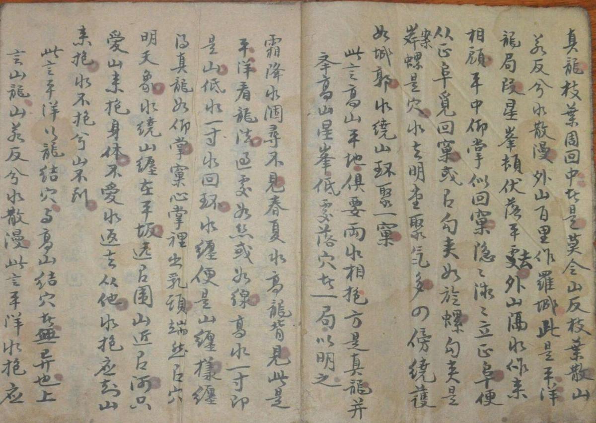 撼龙经真传秘本手抄本(图3)