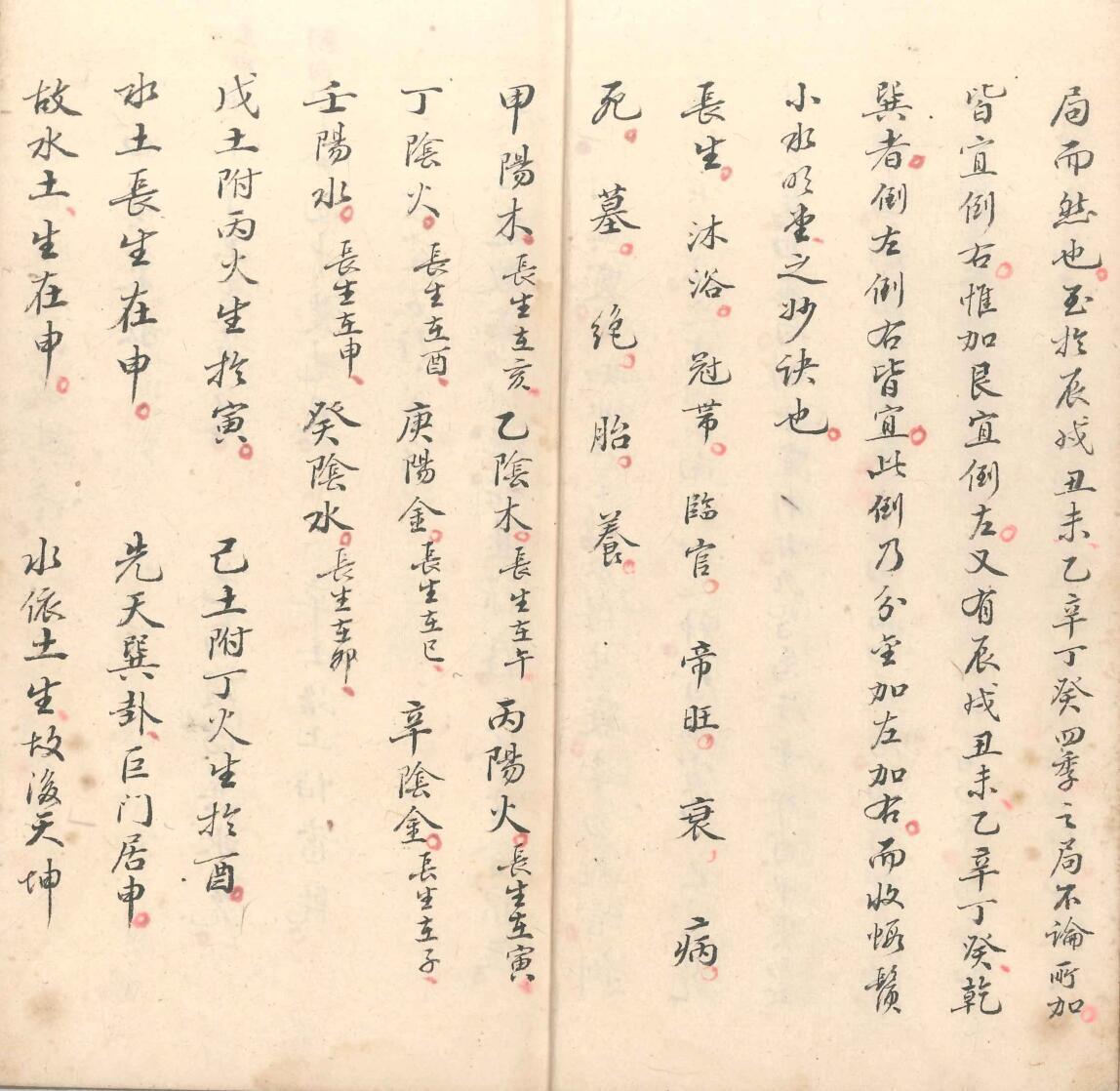 手抄风水古籍，左右消纳水法(图5)