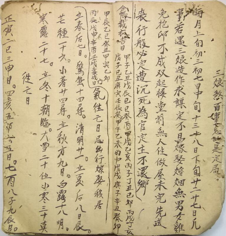 民间手抄风水：家用秘书，风水断吉凶择，出行择日法(图3)
