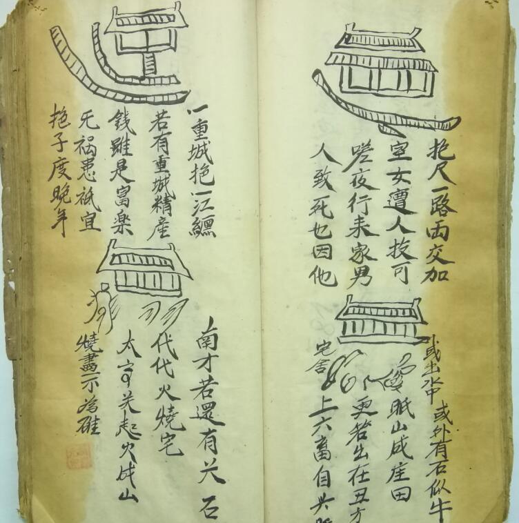 民间手抄风水：家用秘书，风水断吉凶择，出行择日法(图8)