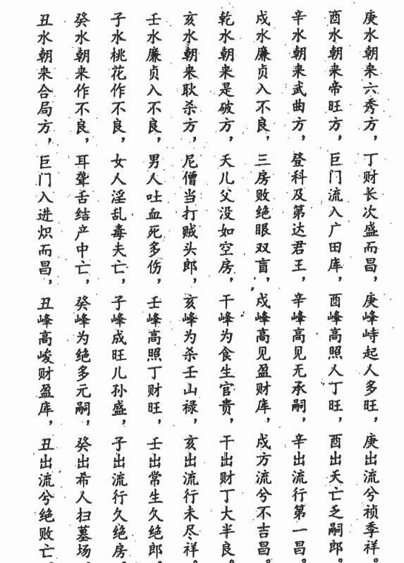 二十四山九星消峰纳水秘本(图2)