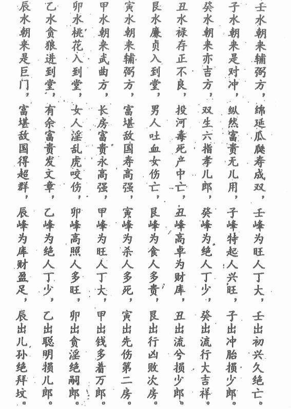二十四山九星消峰纳水秘本(图5)