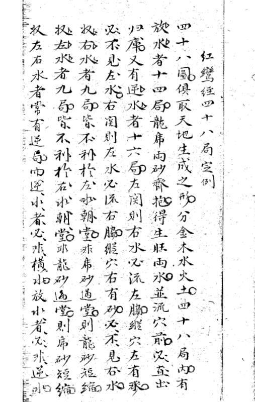 秘藏手抄本红鸾经四十八局坐穴消水图.pdf 110页(图1)