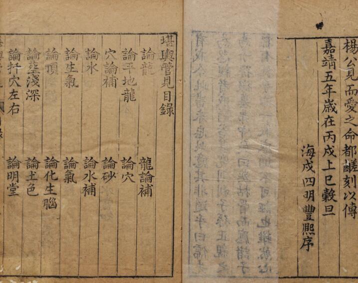《堪輿管見》 謝廷柱编撰 明萬曆間刊本(图3)