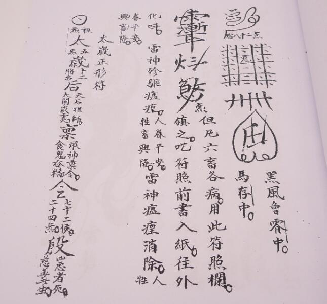 地司秘诀民间手抄符咒法本百度网盘下载(图3)