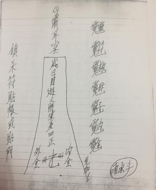 法旺神功灵符 手抄本符咒灵符(图2)