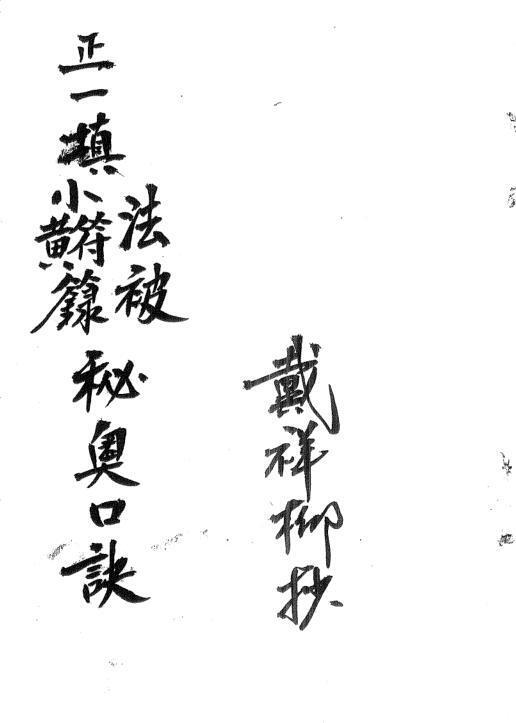 正一填小符籙秘奧口訣.pdf 手抄符咒民间符咒法术符本(图2)