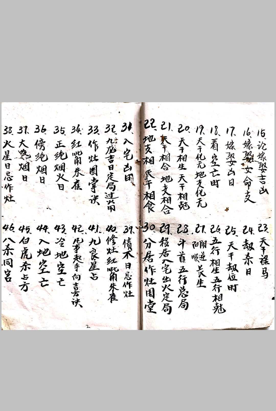 张良淦抄本（术数）(图2)