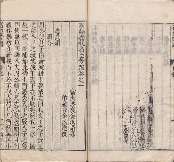 新编历代名臣芳躅 ２卷 金汝谐 明万历43年(图4)